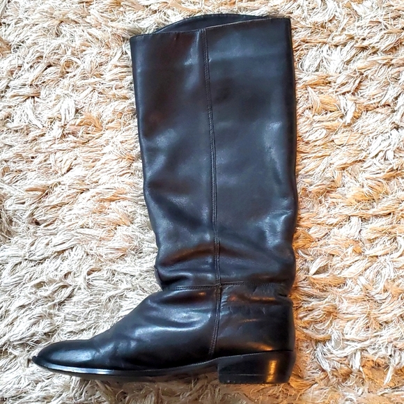 Cristina slouchy leather boots - Picture 3 of 16
